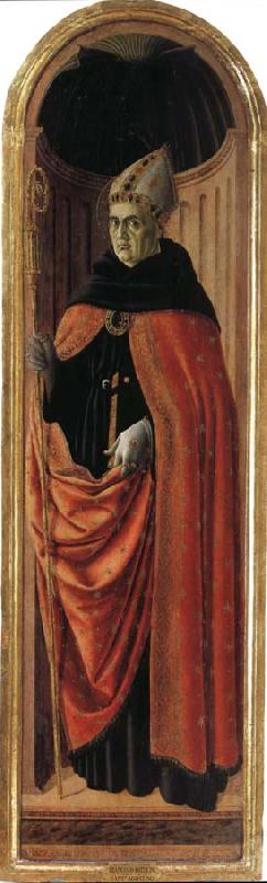 Francesco Botticini St. Augustine Spain oil painting art